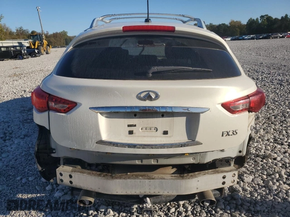 2010 Infiniti FX with VIN JN8AS1MU2AM802758, listed as a Copart auction lot 75509034 with Not Provided miles and Salvage Title. Bid and sale history available at DreamBid. Image 6.