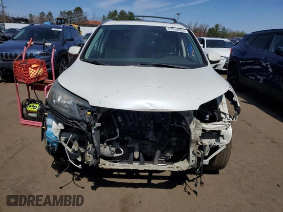 2013 Honda CR-V EX-L with VIN 5J6RM4H76DL048170, listed as a Copart auction lot 53349535 with 197,983 mi miles and Salvage Title. Bid and sale history available at carsss.com. Image 5.