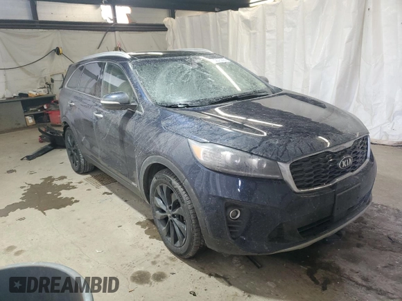 2020 Kia Sorento EX V6 with VIN 5XYPHDA52LG705650, listed as a Copart auction lot 52375305 with 76,864 mi miles and Salvage Title. Bid and sale history available at carsss.com. Image 4.