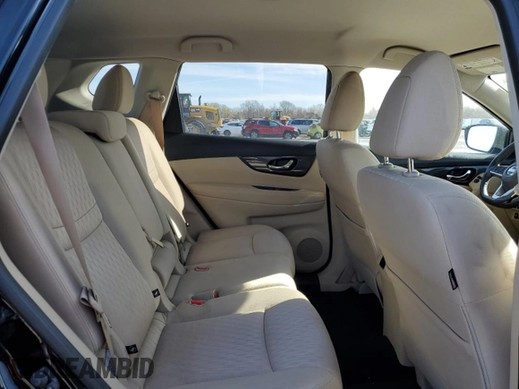 2017 Nissan Rogue SL with VIN JN8AT2MT5HW389226, listed as a Copart auction lot 50235635 with 69,240 mi miles and Salvage Title. Bid and sale history available at DreamBid. Image 11.