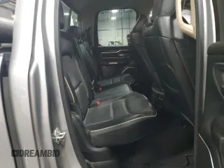 2019 Ram 1500 Laramie with VIN 1C6SRFDT2KN795605, listed as a Copart auction lot 88494875 with 156,046 mi miles and Salvage Title. Bid and sale history available at carsss.com. Image 10.