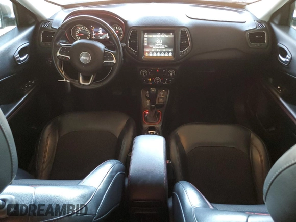2019 Jeep Compass Trailhawk with VIN 3C4NJDDB2KT618268, listed as a Copart auction lot 53493015 with 77,287 mi miles and Clean Title. Bid and sale history available at carsss.com. Image 8.