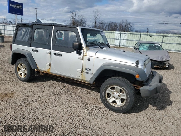 2007 Jeep Wrangler Unlimited X with VIN 1J4GA39177L178712, listed as a Copart auction lot 52965875 with 187,063 mi miles and Clean title. Bid and sale history available at DreamBid. Image 4.