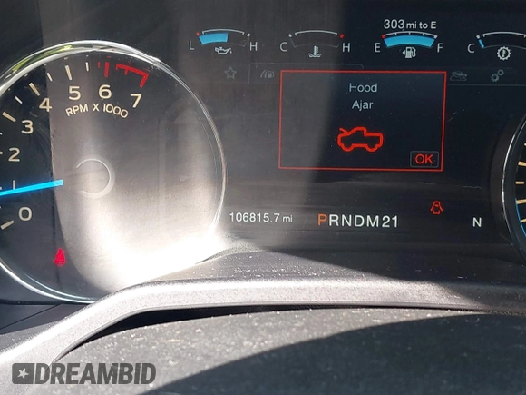 2015 Ford F-150 XL with VIN 1FTEW1CG3FFC93000, listed as a IAAI auction lot 41858746 with 106,815 mi miles. Bid and sale history available at carsss.com. Image 16.