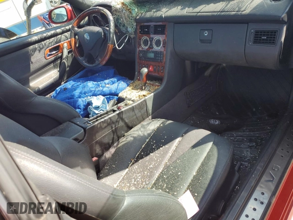2002 Mercedes-Benz SLK 320 with VIN WDBKK65F62F246665, listed as a Copart auction lot 61410145 with Not provided miles and Salvage title. Bid and sale history available at DreamBid. Image 8.