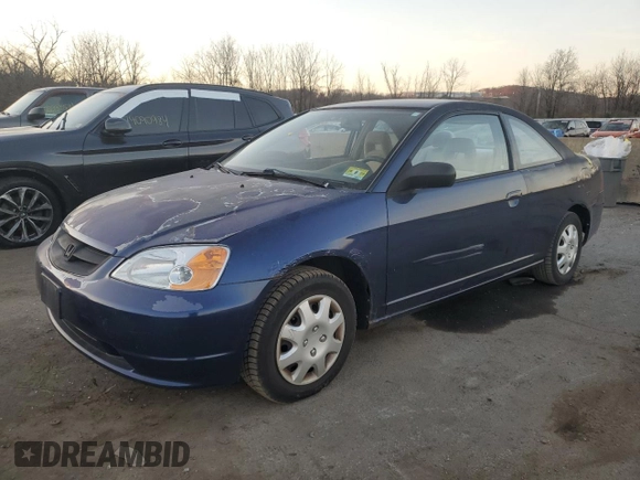 2003 Honda Civic LX with VIN 1HGEM21573L082328, listed as a Copart auction lot 79335624 with 128,905 mi miles and Salvage Title. Bid and sale history available at DreamBid. Image 1.