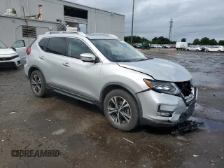 2017 Nissan Rogue S with VIN JN8AT2MVXHW283856, listed as a Copart auction lot 62866125 with 47,071 mi miles and Salvage title. Bid and sale history available at DreamBid. Image 4.