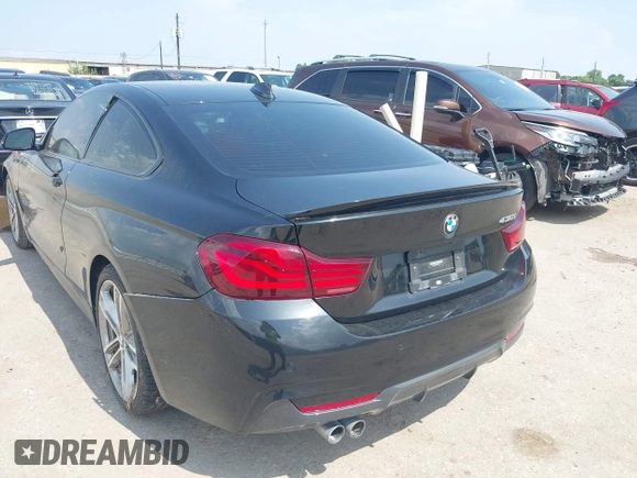 2020 BMW 4 Series 430i with VIN WBA4W3C03LFH21833, listed as a IAAI auction lot 42432388 with Not provided miles and . Bid and sale history available at DreamBid. Image 3.