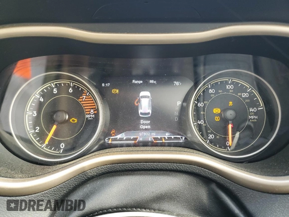 2016 Jeep Cherokee Limited z VIN 1C4PJMDSXGW252280, wystawiony jako Copart lot #55637295 z przebiegiem 97 802 mil mil oraz Szkoda całkowita • Salvage title. Historia ofert i sprzedaży dostępna na DreamBid. Obrazek 9.