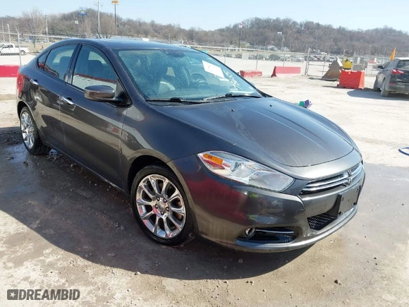 2014 Dodge Dart Limited with VIN 1C3CDFCB1ED786851, listed as a IAAI auction lot 41779047 with 141,268 mi miles. Bid and sale history available at carsss.com. Image 1.