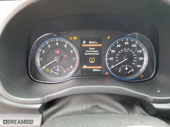 2021 Hyundai Kona SEL with VIN KM8K22AA3MU750671, listed as a Copart auction lot 69874054 with 30,024 mi miles and Salvage Title. Bid and sale history available at carsss.com. Image 9.