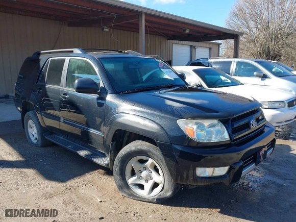 2004 Toyota 4Runner SR5 with VIN JTEBT14RX48009788, listed as a IAAI auction lot 41736808 with 343,522 mi miles. Bid and sale history available at carsss.com. Image 1.