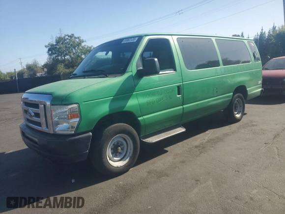 2012 Ford Econoline Passenger XL with VIN 1FBSS3BL0CDB35654, listed as a Copart auction lot 55962135 with Not provided miles and Salvage title. Bid and sale history available at DreamBid. Image 1.
