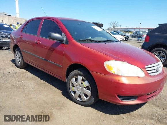 2003 Toyota Corolla CE with VIN 2T1BR32E13C148516, listed as a IAAI auction lot 42130324 with 210,596 mi miles and . Bid and sale history available at DreamBid. Image 1.