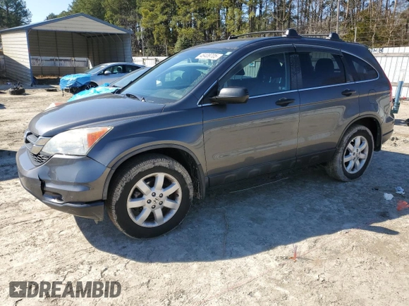 2011 Honda CR-V SE with VIN 5J6RE4H43BL059692, listed as a Copart auction lot 46409705 with 166,937 mi miles and Salvage Title. Bid and sale history available at carsss.com. Image 1.