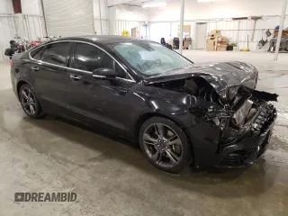 2017 Ford Fusion Sport with VIN 3FA6P0VP6HR176368, listed as a Copart auction lot 50507775 with 115,843 mi miles and Salvage Title. Bid and sale history available at carsss.com. Image 4.