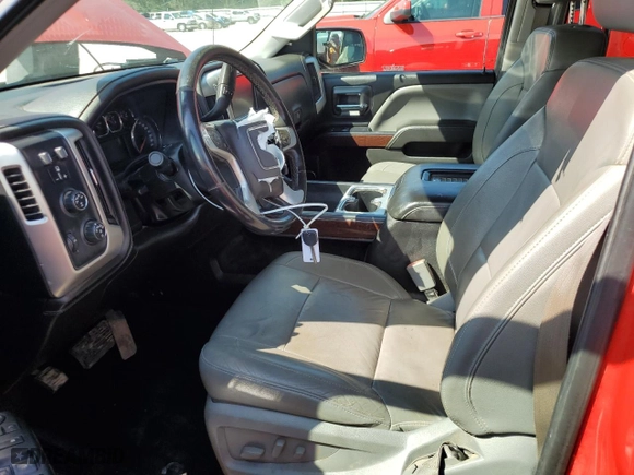 2016 GMC Sierra 1500 SLT with VIN 3GTU2NEC5GG327849, listed as a Copart auction lot 49600475 with 136,626 mi miles and Salvage Title. Bid and sale history available at carsss.com. Image 7.