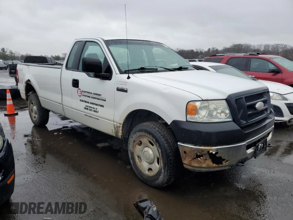 2007 Ford F-150 XL with VIN 1FTRF14WX7NA48855, listed as a Copart auction lot 49223495 with 195,957 mi miles and Clean title. Bid and sale history available at DreamBid. Image 4.