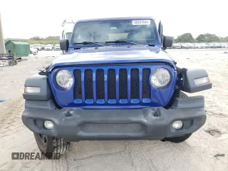 2018 Jeep Wrangler Unlimited Sport S with VIN 1C4HJXDNXJW289319, listed as a Copart auction lot 80461844 with 76,963 mi miles and Salvage title. Bid and sale history available at DreamBid. Image 5.