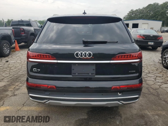 2024 Audi Q7 Premium Plus with VIN WA1LCBF73RD006153, listed as a Copart auction lot 54344995 with 12,063 mi miles and Salvage Title. Bid and sale history available at carsss.com. Image 6.