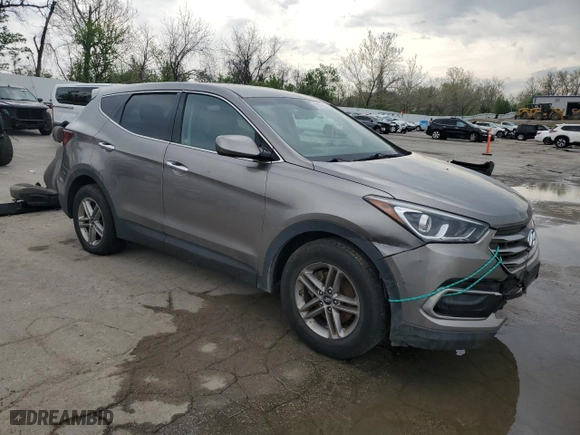 2017 Hyundai Santa Fe Sport 2.4L with VIN 5NMZT3LB7HH043999, listed as a Copart auction lot 53559235 with 119,595 mi miles and Clean Title. Bid and sale history available at carsss.com. Image 4.
