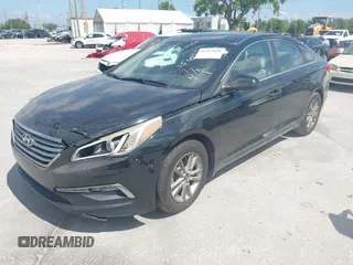2015 Hyundai Sonata 2.4L SE with VIN 5NPE24AF8FH151075, listed as a IAAI auction lot 41913820 with 208,998 mi miles. Bid and sale history available at carsss.com. Image 2.