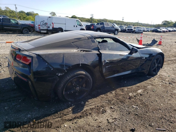 2015 Chevrolet Corvette 1LT with VIN 1G1YB2D71F5117705, listed as a Copart auction lot 67867883 with 77,802 mi miles. Bid and sale history available at carsss.com. Image 3.