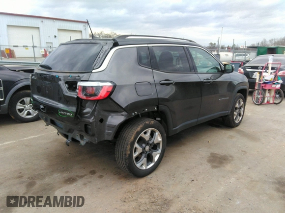 2018 Jeep Compass Limited z VIN 3C4NJDCB9JT267097, wystawiony jako IAAI lot #35857407 z przebiegiem 58 328 mil mil oraz . Historia ofert i sprzedaży dostępna na DreamBid. Obrazek 4.
