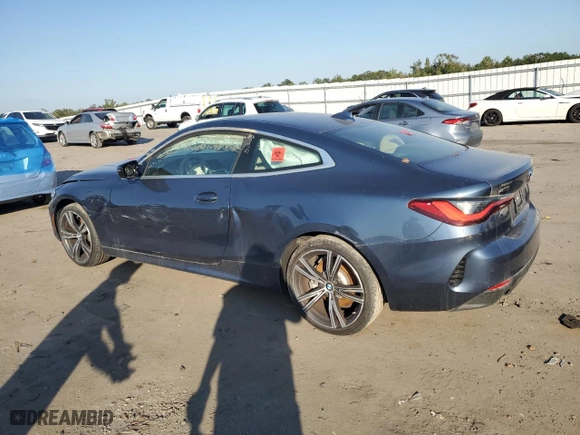 2023 BMW 4 Series 430i xDrive with VIN WBA73AP09PCL95500, listed as a Copart auction lot 75218424 with 0 mi miles and Salvage Title. Bid and sale history available at carsss.com. Image 2.