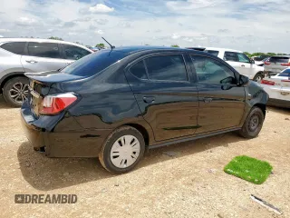 2024 Mitsubishi Mirage ES z VIN ML32FUFJ6RHF01607, wystawiony jako Copart lot #60626405 z przebiegiem 26 213 mil mil oraz Szkoda całkowita • Salvage title. Historia ofert i sprzedaży dostępna na DreamBid. Obrazek 3.