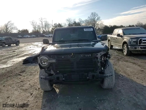2021 Ford Bronco with VIN 1FMDE5AP2MLB02587, listed as a Copart auction lot 45328285 with 50,327 mi miles and Salvage Title. Bid and sale history available at carsss.com. Image 12.