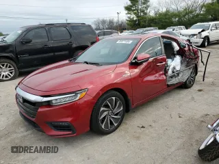 2021 Honda Insight Touring with VIN 19XZE4F93ME003834, listed as a Copart auction lot 82071404 with 62,752 mi miles and Salvage Title. Bid and sale history available at carsss.com. Image 1.