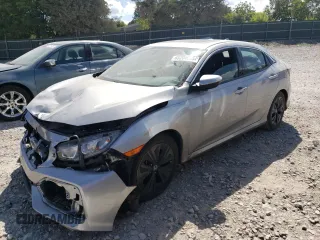 2018 Honda Civic EX with VIN SHHFK7H52JU236664, listed as a Copart auction lot 65204035 with 25,196 mi miles and Salvage title. Bid and sale history available at DreamBid. Image 1.