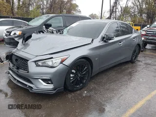 2018 Infiniti Q50 Luxe z VIN JN1EV7AP5JM350376, wystawiony jako IAAI lot #40881855 z przebiegiem 84 501 mil mil oraz . Historia ofert i sprzedaży dostępna na DreamBid. Obrazek 16.
