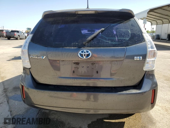 2012 Toyota Prius Two with VIN JTDZN3EU9C3115298, listed as a Copart auction lot 53465245 with 152,292 mi miles and Salvage Title. Bid and sale history available at DreamBid. Image 6.