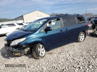 2012 Toyota Sienna LE AAS with VIN 5TDKK3DC1CS222623, listed as a Copart auction lot 44510455 with 164,491 mi miles and Salvage Title. Bid and sale history available at carsss.com. Image 1.