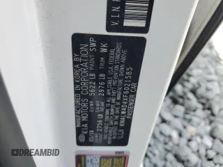 2015 Kia K900 Luxury with VIN KNALW4D4XF6021585, listed as a Copart auction lot 51303275 with 57,123 mi miles and Salvage title. Bid and sale history available at DreamBid. Image 14.