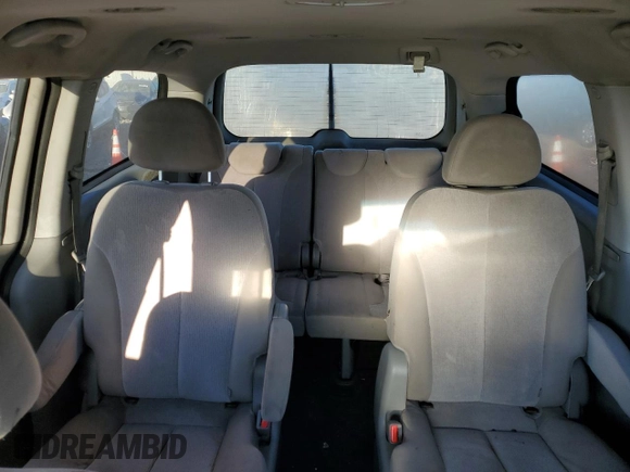 2011 Kia Sedona LX with VIN KNDMG4C72C6427193, listed as a Copart auction lot 75255274 with 350,936 mi miles and Salvage Title. Bid and sale history available at carsss.com. Image 10.