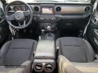 2018 Jeep Wrangler Unlimited Sport S with VIN 1C4HJXDGXJW130690, listed as a Copart auction lot 46921725 with 107,616 mi miles and Salvage title. Bid and sale history available at DreamBid. Image 8.