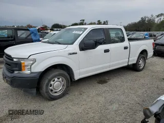 2019 Ford F-150 XL with VIN 1FTEW1C50KFC15847, listed as a Copart auction lot 88732235 with 153,898 mi miles and Salvage Title. Bid and sale history available at carsss.com. Image 1.