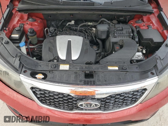 2011 Kia Sorento EX with VIN 5XYKU4A28BG015573, listed as a Copart auction lot 86657014 with 88,250 mi miles and Salvage Title. Bid and sale history available at carsss.com. Image 12.
