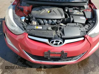 2014 Hyundai Elantra SE z VIN KMHDH4AEXEU049682, wystawiony jako Copart lot #60430585 z przebiegiem 154 815 mil mil oraz Szkoda całkowita • Salvage title. Historia ofert i sprzedaży dostępna na DreamBid. Obrazek 11.