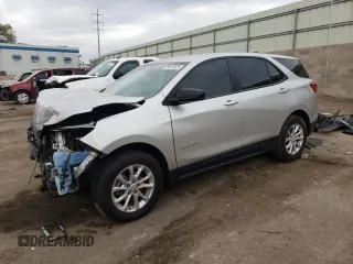 2021 Chevrolet Equinox LS with VIN 3GNAXFEV4MS139058, listed as a Copart auction lot 78614624 with 56,555 mi miles and Salvage title. Bid and sale history available at DreamBid. Image 1.