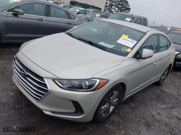 2018 Hyundai Elantra SEL with VIN 5NPD84LF8JH255145, listed as a IAAI auction lot 41855250 with 80,789 mi miles. Bid and sale history available at carsss.com. Image 18.