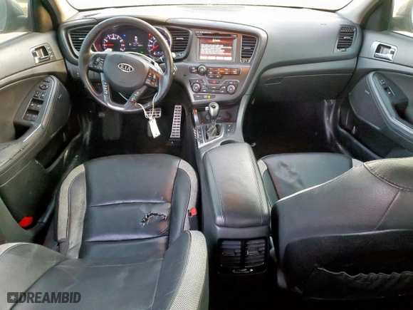 2012 Kia Optima SX with VIN 5XXGR4A61CG067241, listed as a Copart auction lot 51925775 with 158,853 mi miles and Salvage Title. Bid and sale history available at carsss.com. Image 8.