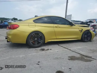 2015 BMW M4 with VIN WBS3R9C51FK334817, listed as a Copart auction lot 53521564 with 51,403 mi miles. Bid and sale history available at carsss.com. Image 3.