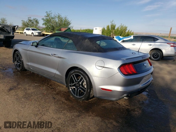 2023 Ford Mustang EcoBoost with VIN 1FATP8UH9P5110779, listed as a Copart auction lot 55920495 with 58,150 mi miles and Salvage title. Bid and sale history available at DreamBid. Image 2.