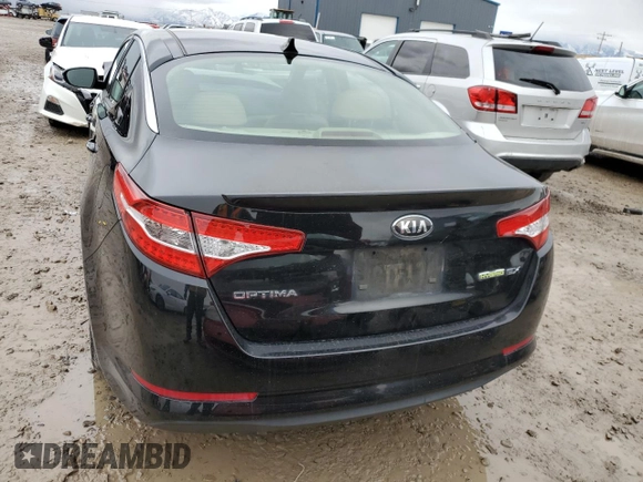 2013 Kia Optima Hybrid EX with VIN KNAGM4AD2D5047046, listed as a Copart auction lot 45369085 with 148,280 mi miles and Salvage Title. Bid and sale history available at carsss.com. Image 6.