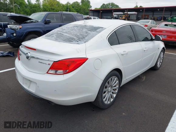 2011 Buick Regal CXL Turbo TO1 with VIN W04GV5EV7B1120242, listed as a IAAI auction lot 42144488 with 175,341 mi miles and . Bid and sale history available at DreamBid. Image 4.