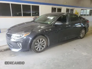 2018 Kia Optima S with VIN 5XXGT4L30JG216921, listed as a Copart auction lot 59085995 with Not provided miles and Salvage title. Bid and sale history available at DreamBid. Image 1.
